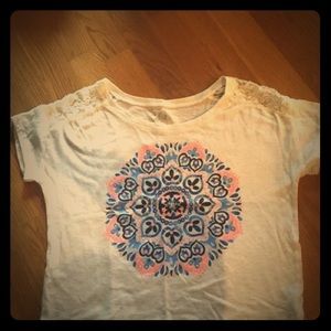 Justice skirt and shirt no holes or stains